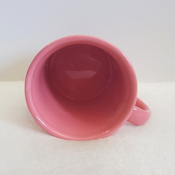 Russ Monogram Initial Embossed S Mauve Pink Coffee Cup Mug 12 Oz NWT - Picture 6 of 9